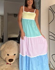 Abito in cotone Yellow