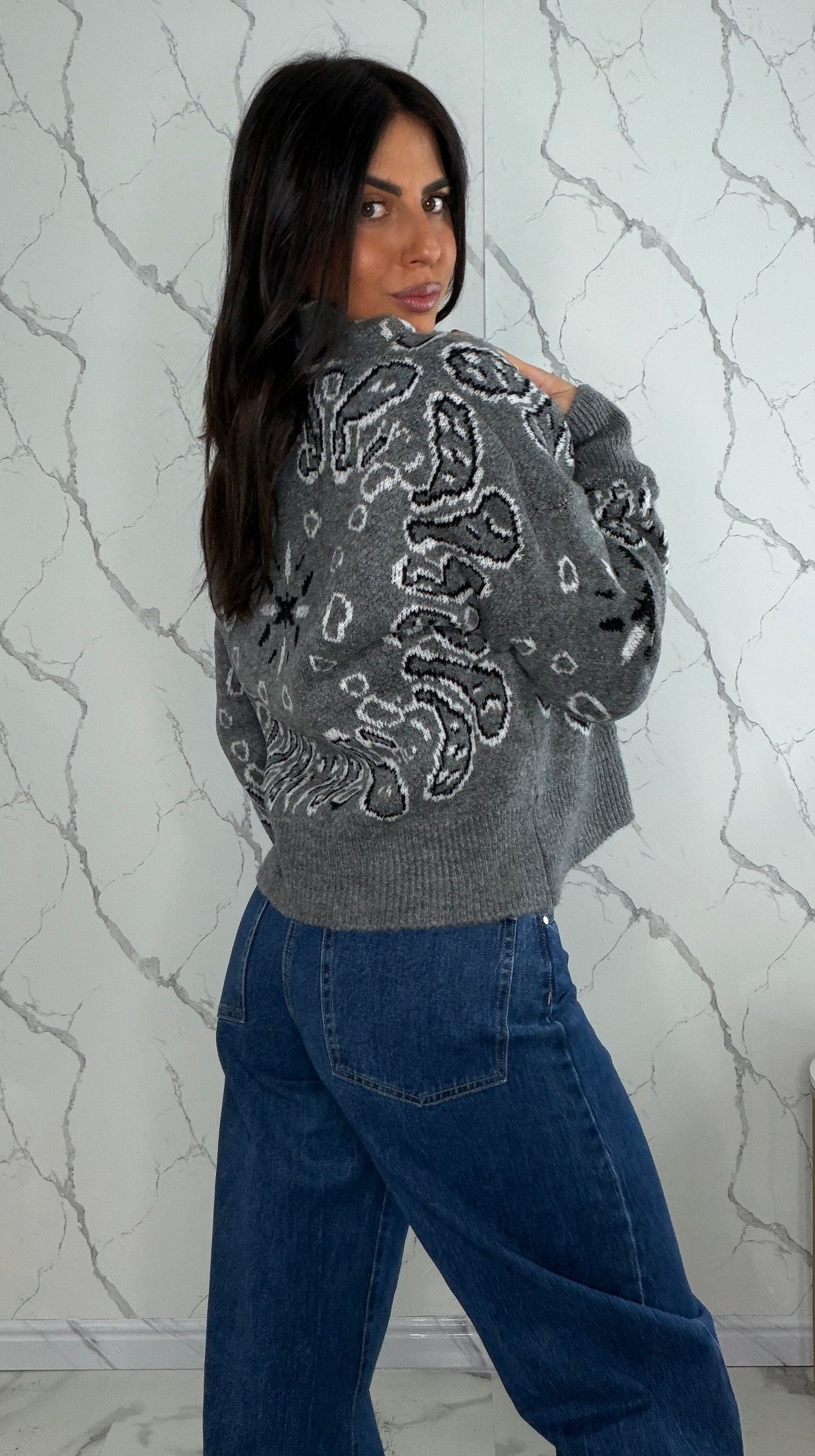 Cardigan stampa bandana - 266606