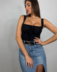 Body balconcino tinta unita
