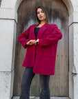 Blazer oversize taglio maschile