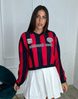 Felpa a righe Football