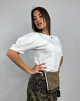 T-shirt manica palloncino