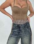Pantaloni Denim quadretti