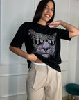 T-shirt Tiger brillantini