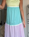 Abito in cotone Yellow