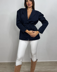 Blazer con cinturina