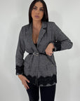 Blazer con pizzo Bastille
