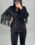 Blazer con frange Jessie