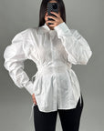 Camicia stringhe laterali