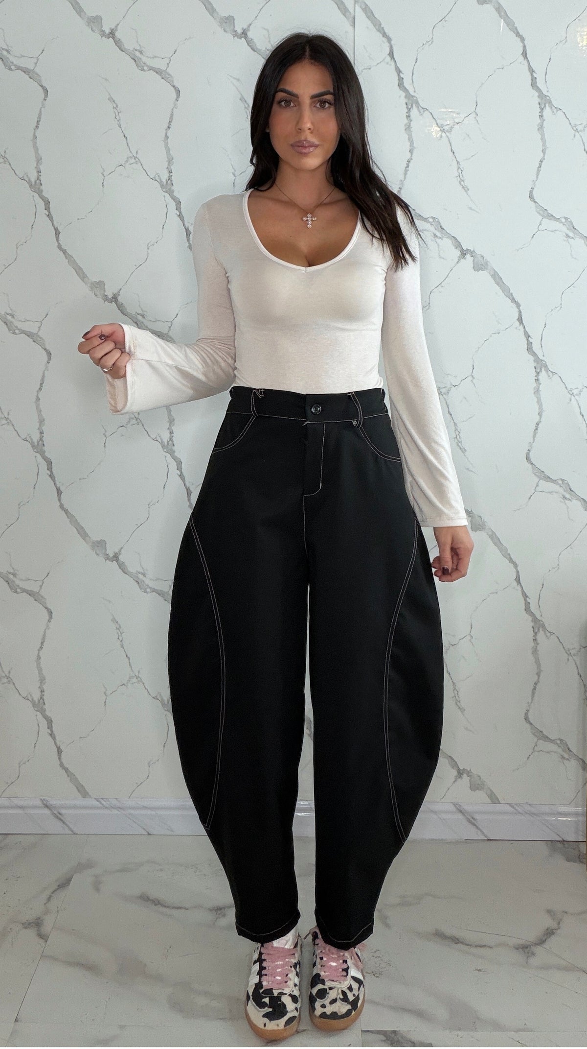 Maglia manica ampia basic 5798