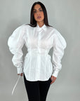Camicia stringhe laterali