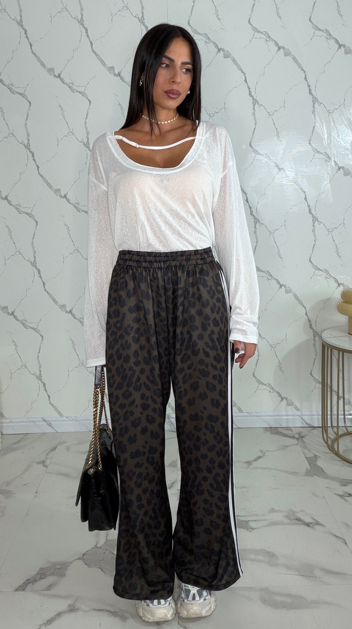 Pantaloni Ady animalier - Ady 5259