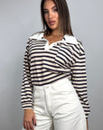 Polo a righe Nina