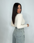Jeans oversize sabbiato