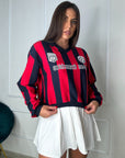 Felpa a righe Football