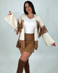Cardigan frange Texas
