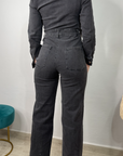 Tuta in denim swaroski