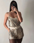 Pantaloncini in paillettes