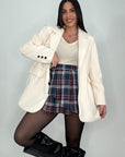 Blazer Coat - Effetto panno