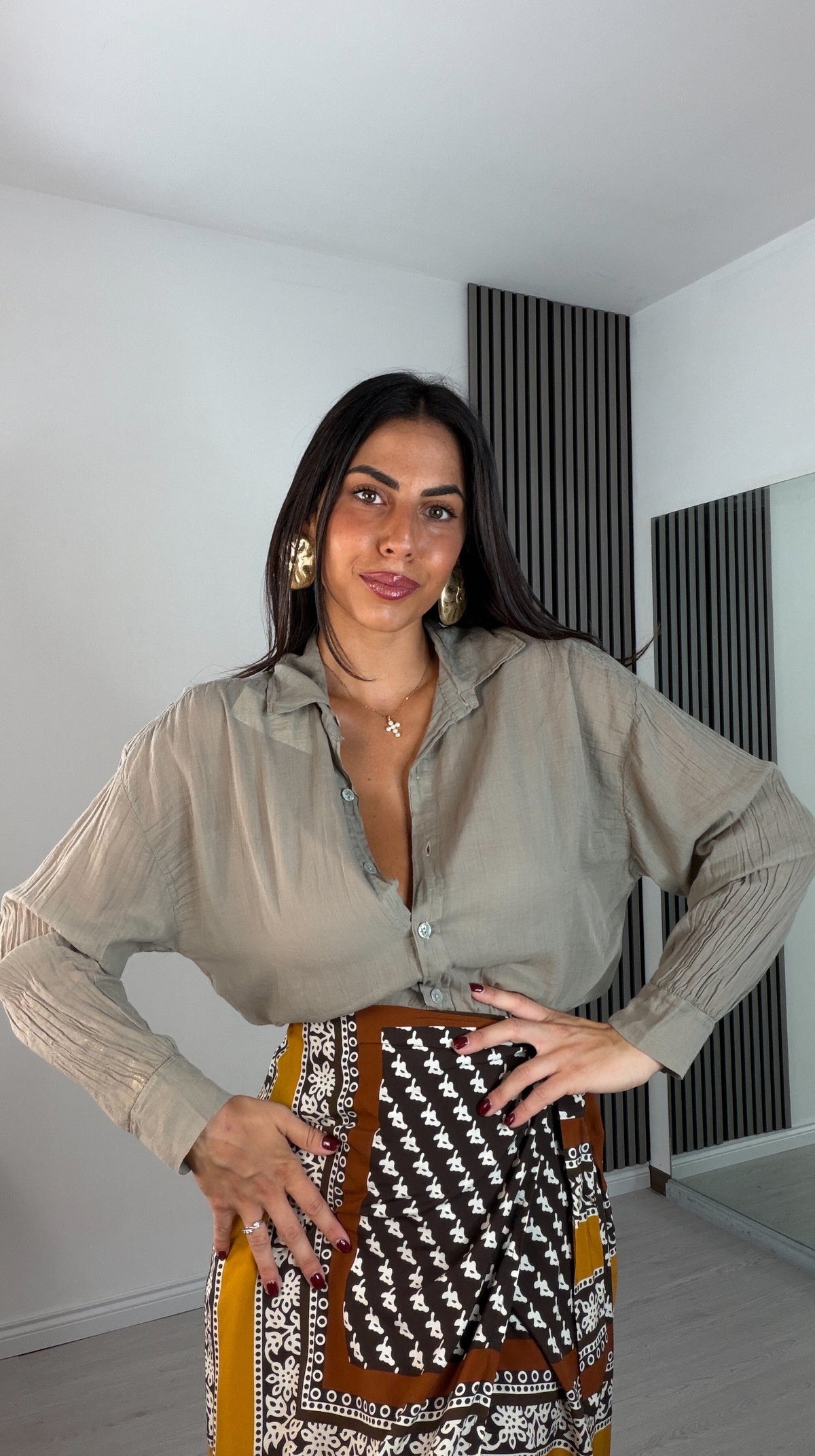 Camicia 3000 - Panarea FANGO