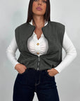 Gilet ecocamoscio