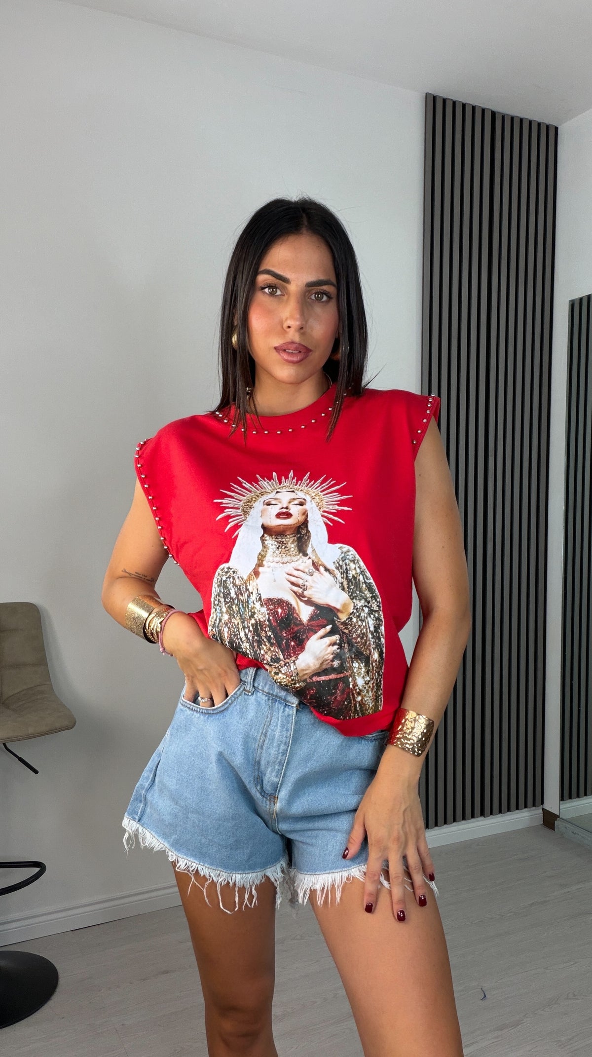 T-shirt oversize Queen