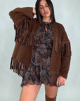 Cardigan frange Texas