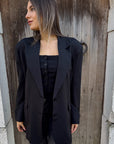 Blazer oversize taglio maschile