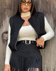 Gilet ecocamoscio