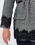 Blazer con pizzo Bastille