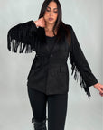 Blazer con frange Jessie