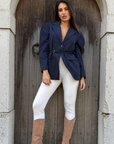 Blazer con cinturina