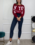 Leggins effetto denim