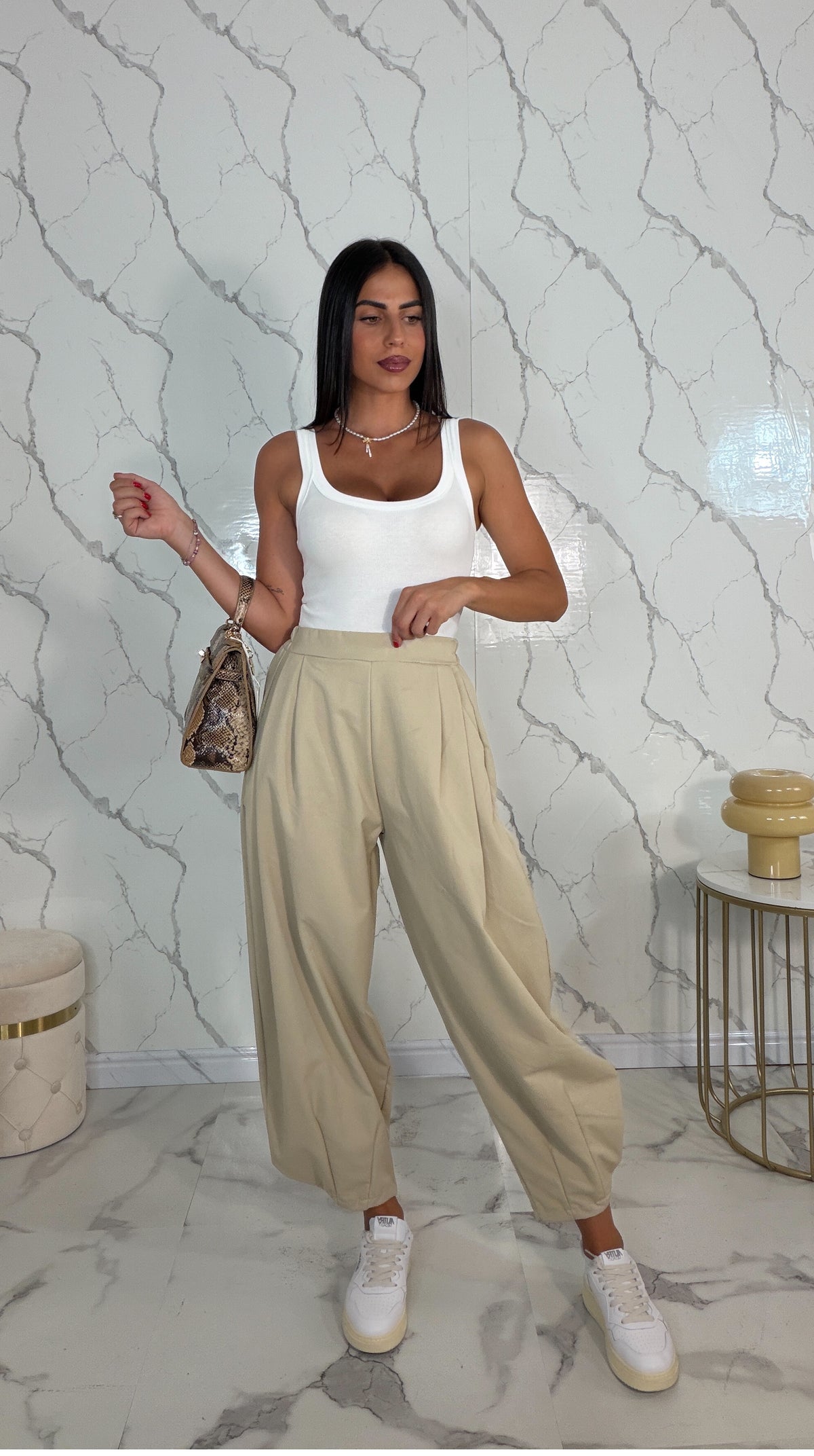 Pantaloni morbidi balloon - 13518