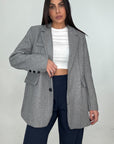 Blazer Coat - Effetto panno