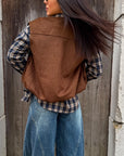 Gilet ecocamoscio