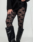 Leggins con pizzo