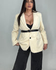 Blazer Coat - Lana cotta