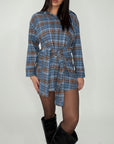 Abito con fusciacca Tartan