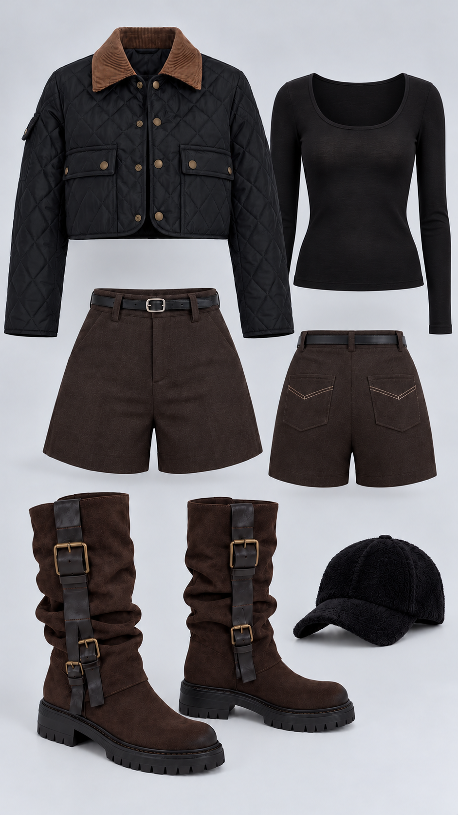 Maglia basic scollo rotondo nero - 9525