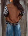 Gilet ecocamoscio