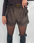 Pantaloncini vellutino