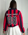 Felpa a righe Football