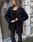 Blazer oversize taglio maschile