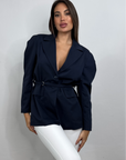 Blazer con cinturina