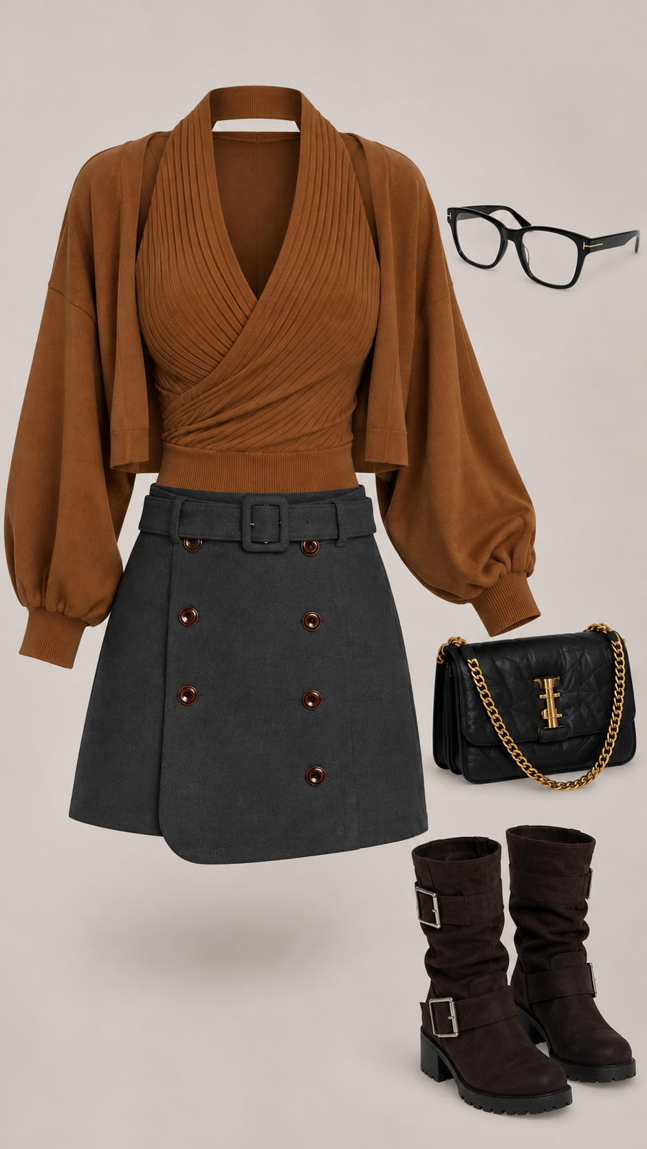 Twinset (Top + Cardigan) 2890
