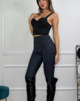 Leggins effetto denim