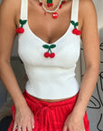 Top in filo Cherry