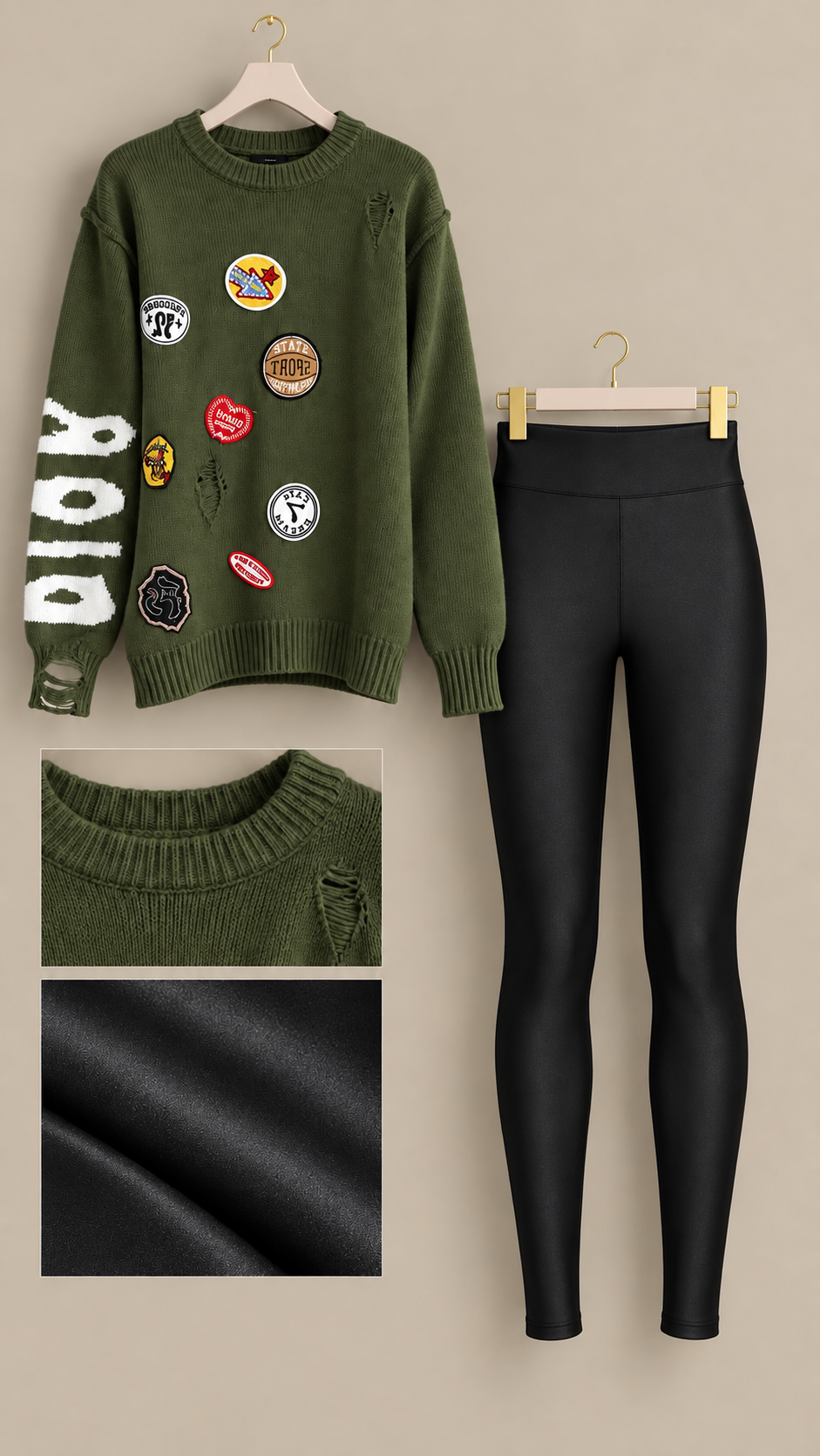Leggins satinato - 3996