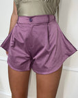 Pantaloncini farfalla in raso